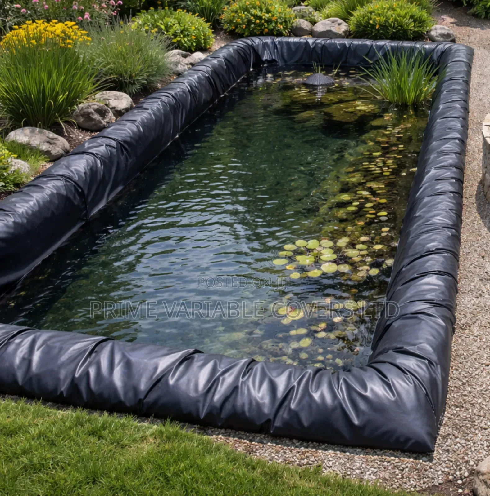 Waterproof Uv-Treated Black High Density Polyethene (Hdpe) Dam Liners