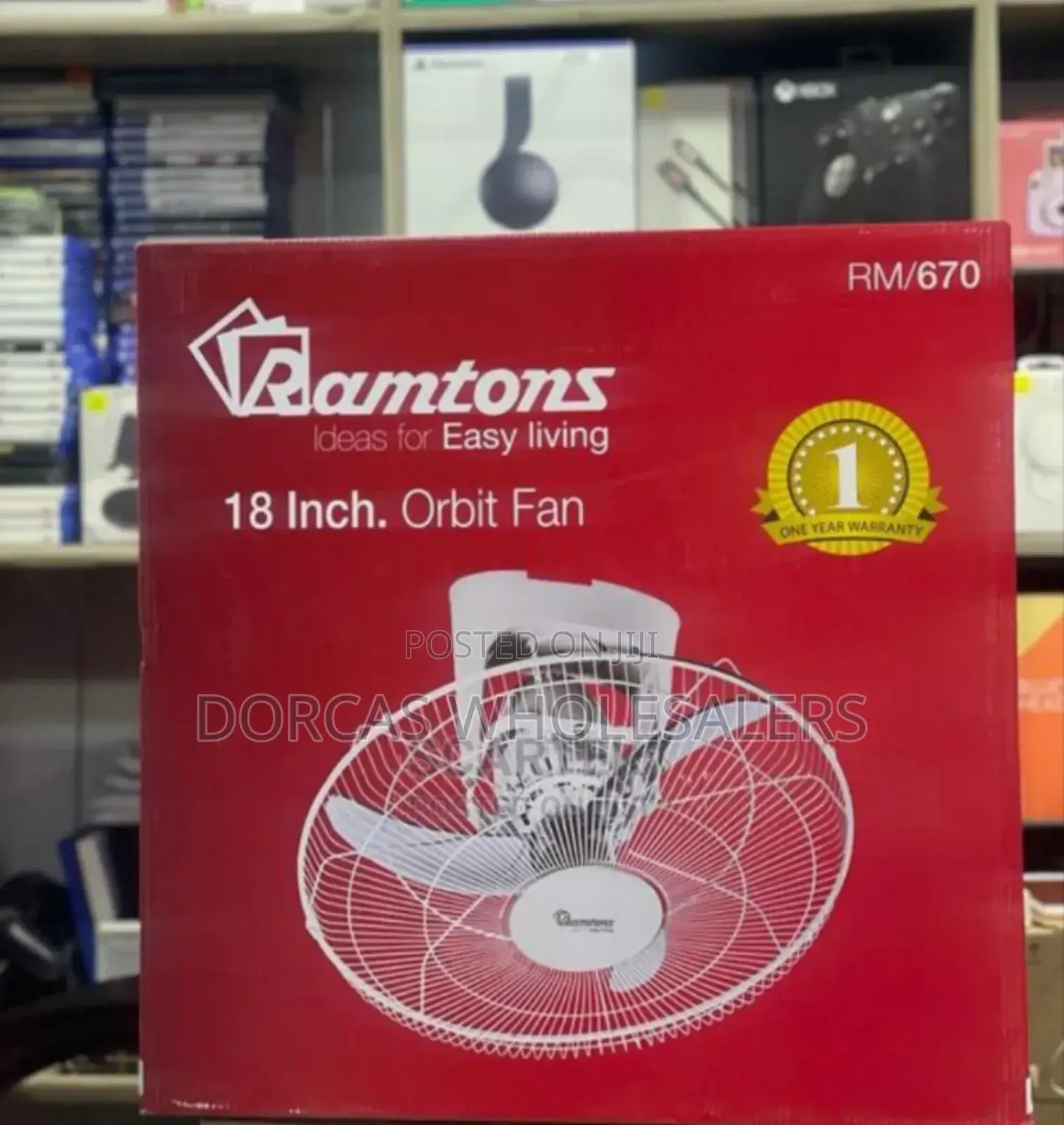 Payment on Delivery. Quality 18inches Ramtons Orbit Fan