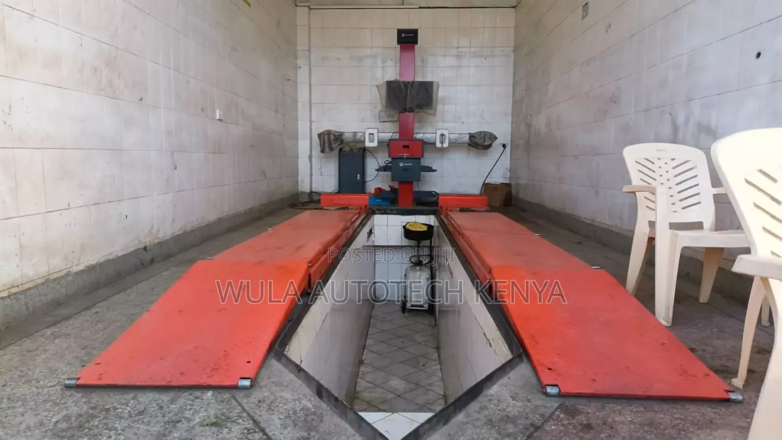 Heavy Duty Wheel Alignment Machine With Pit Rack With Legs