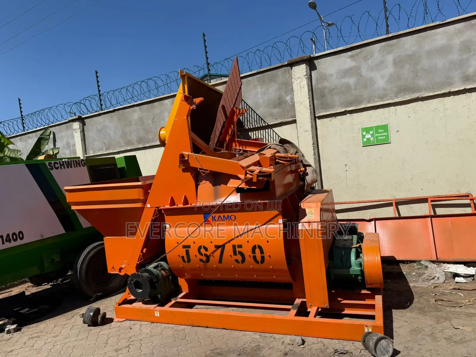 Commercial Js750 Heavy Duty Mini Batching Plant Machine.
