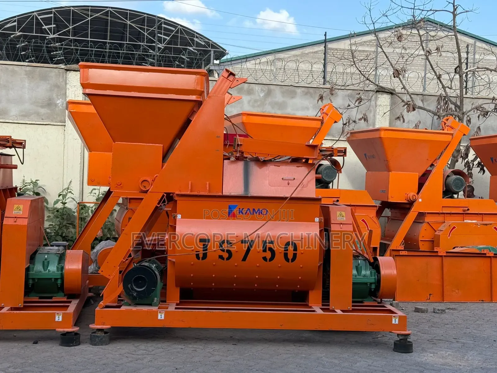 Commercial Js750 Heavy Duty Mini Batching Plant Machine.