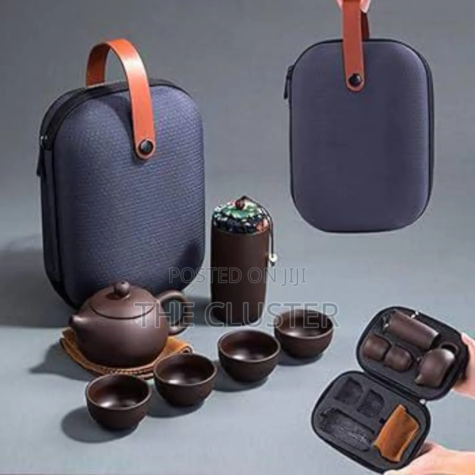 *Travel Ceramic Kung Fu Teapot Set*