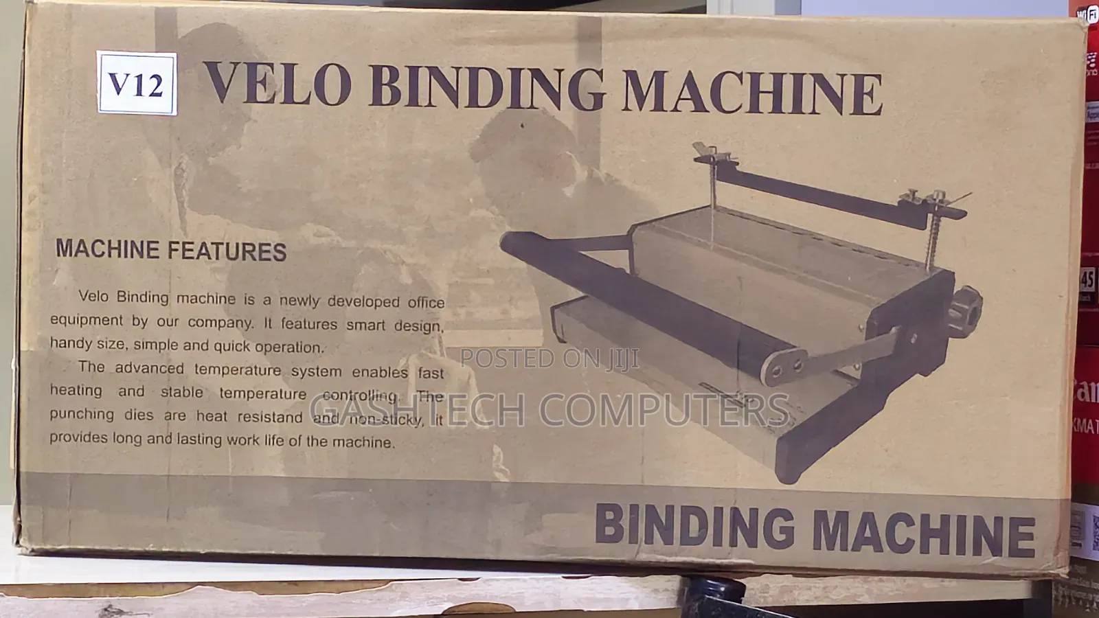 12 Spike Binding Machine V12
