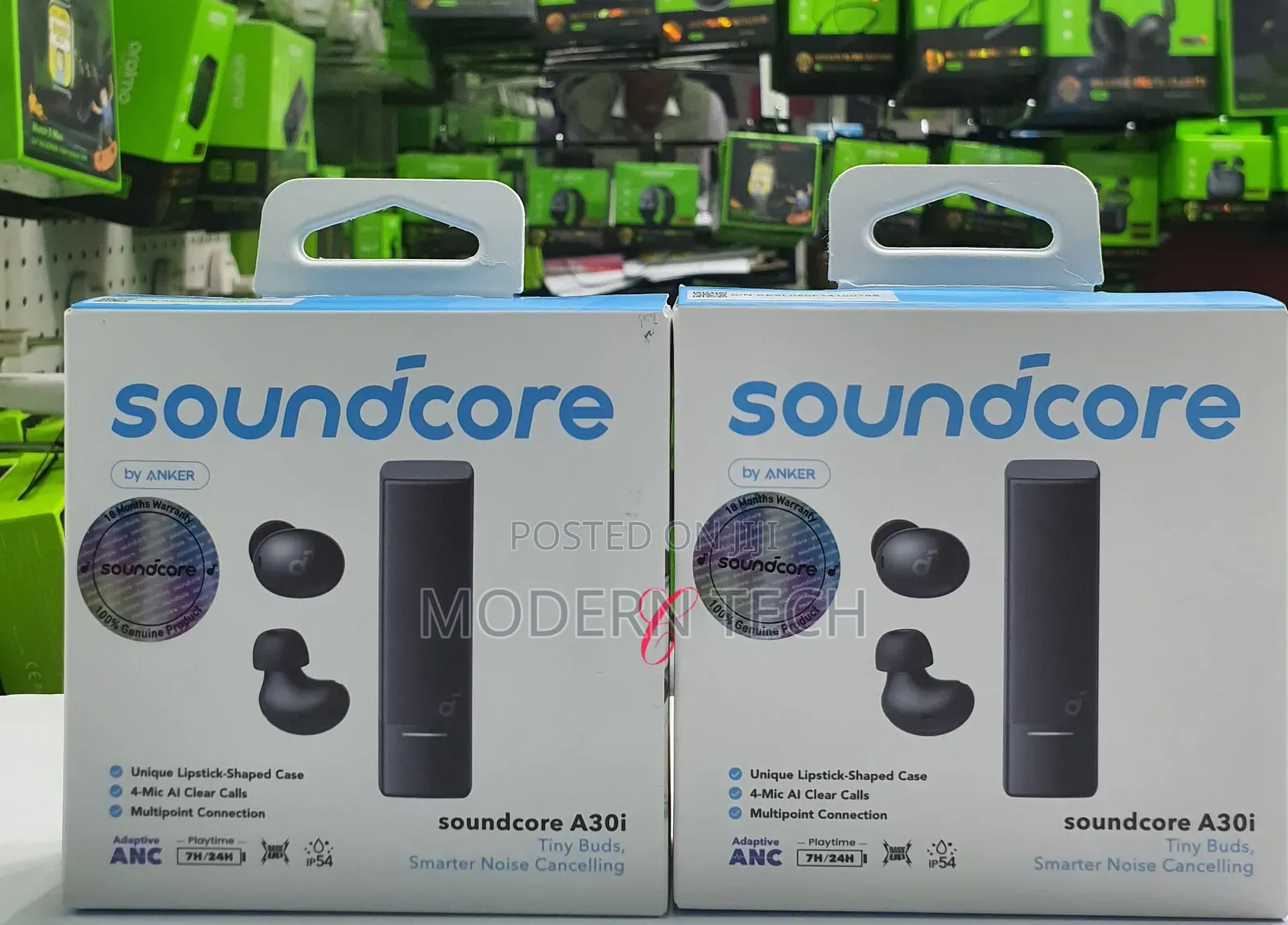 Anker Soundcore A30i Tiny Buds, Smarter Noise Cancelling, Earbuds.