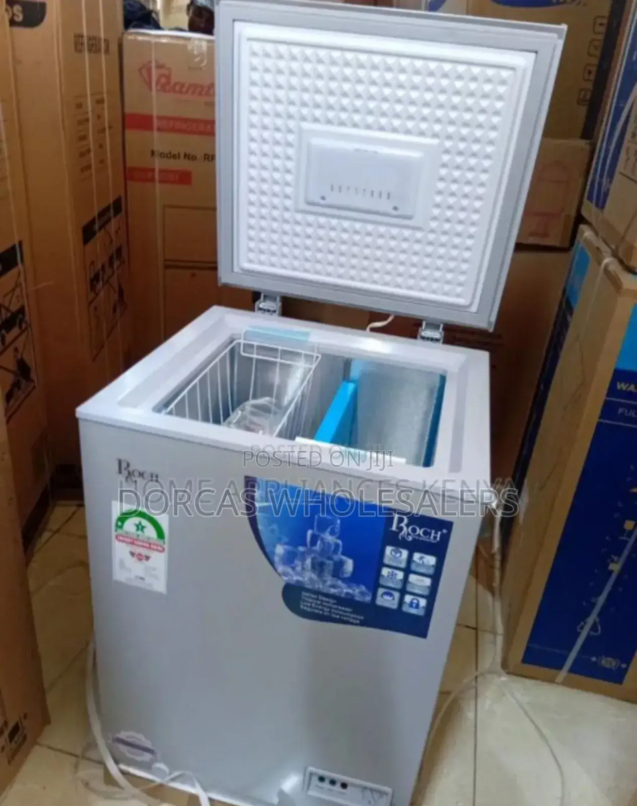 Most Efficient Roch 95l Freezer. Chest Deep Freezer