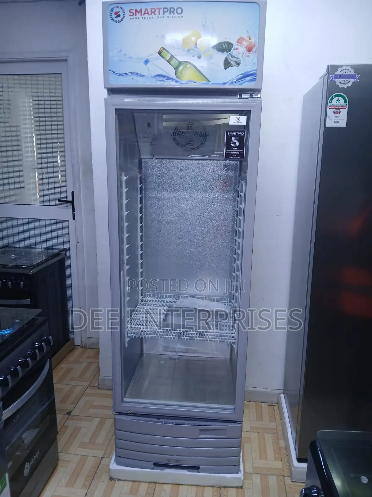 Smartpro Showcase Fridge 330litres