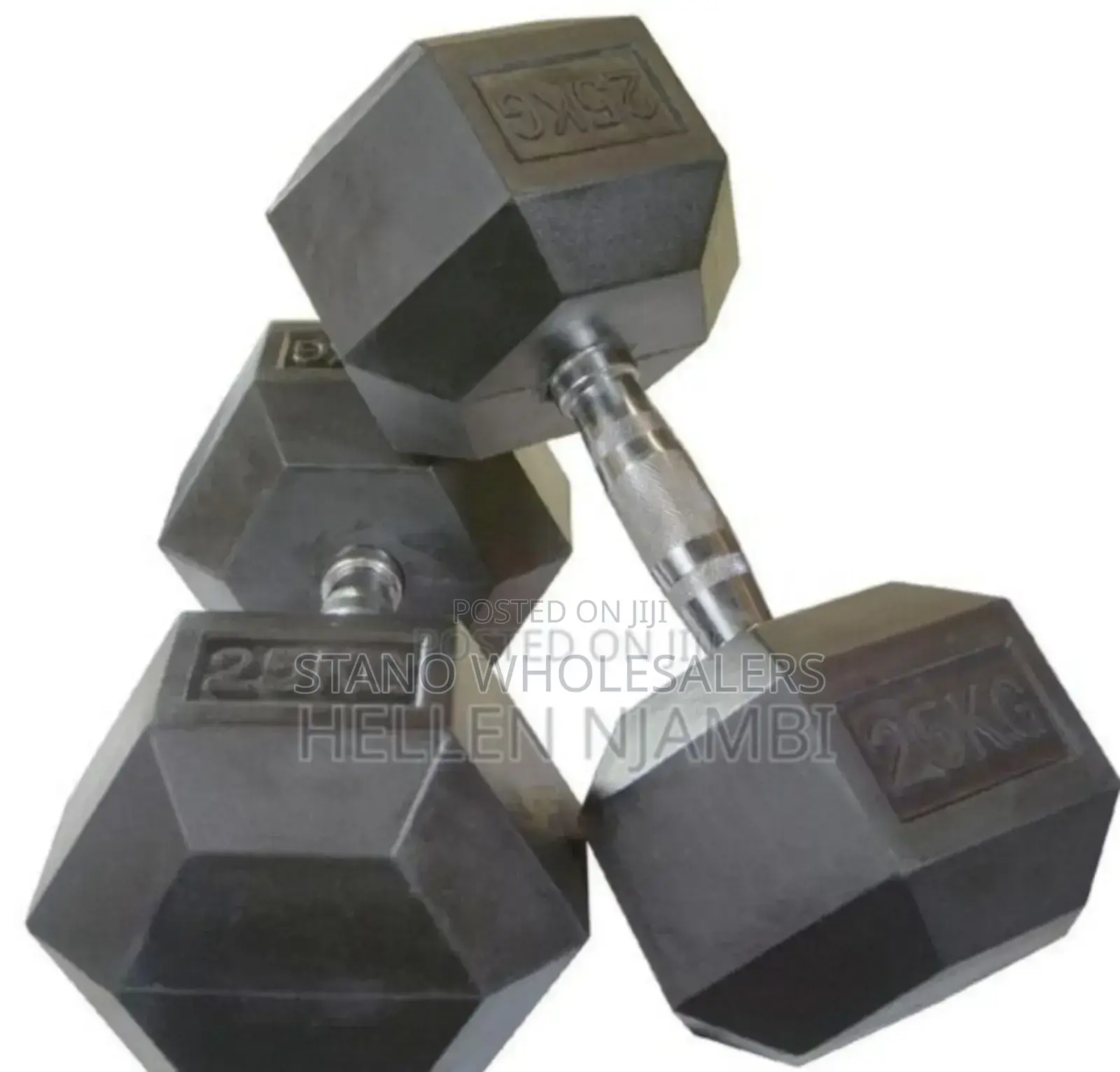 Most Durable 25kgs Hexagonal Dumbells. Offer Prices