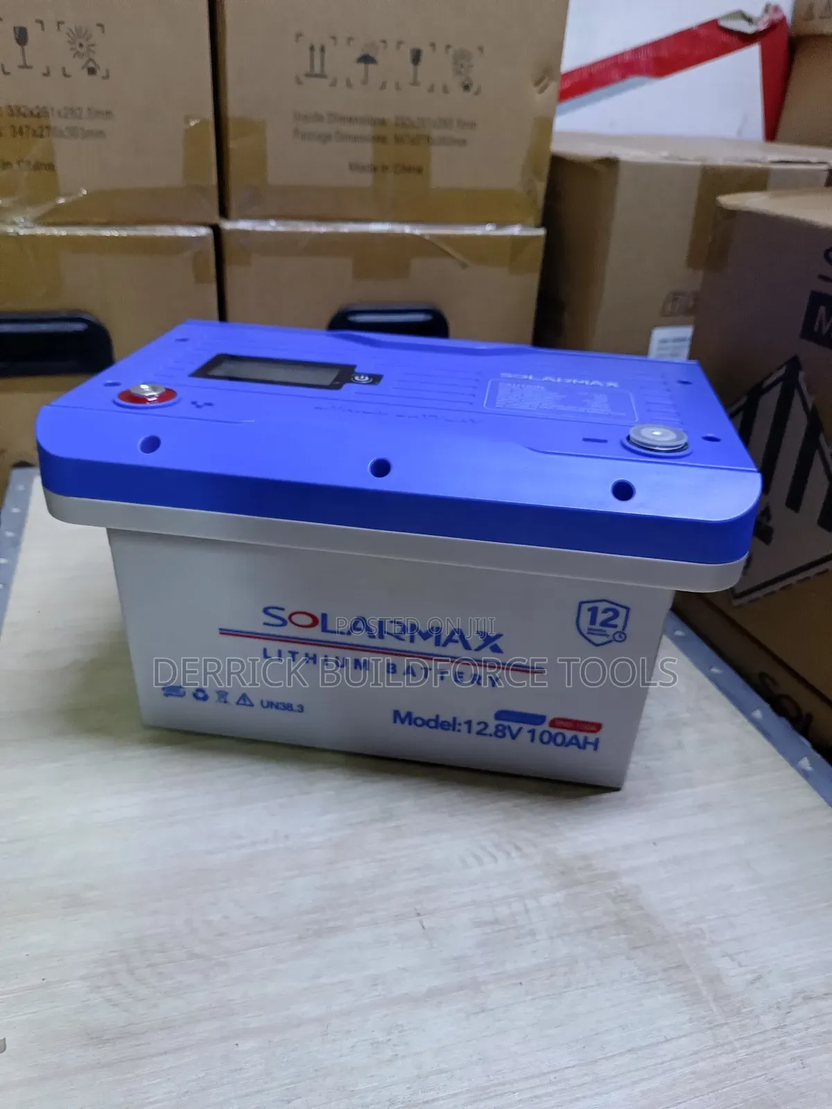 Solarmax 12v 100ah Lithium Battery