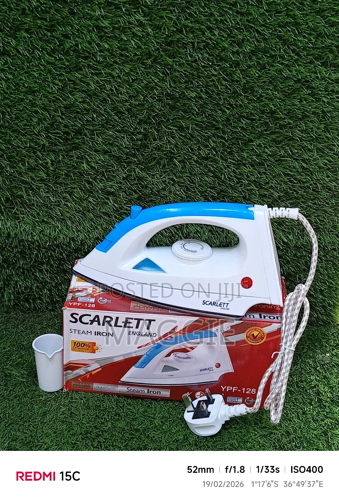 Scarlett Steam Iron Box