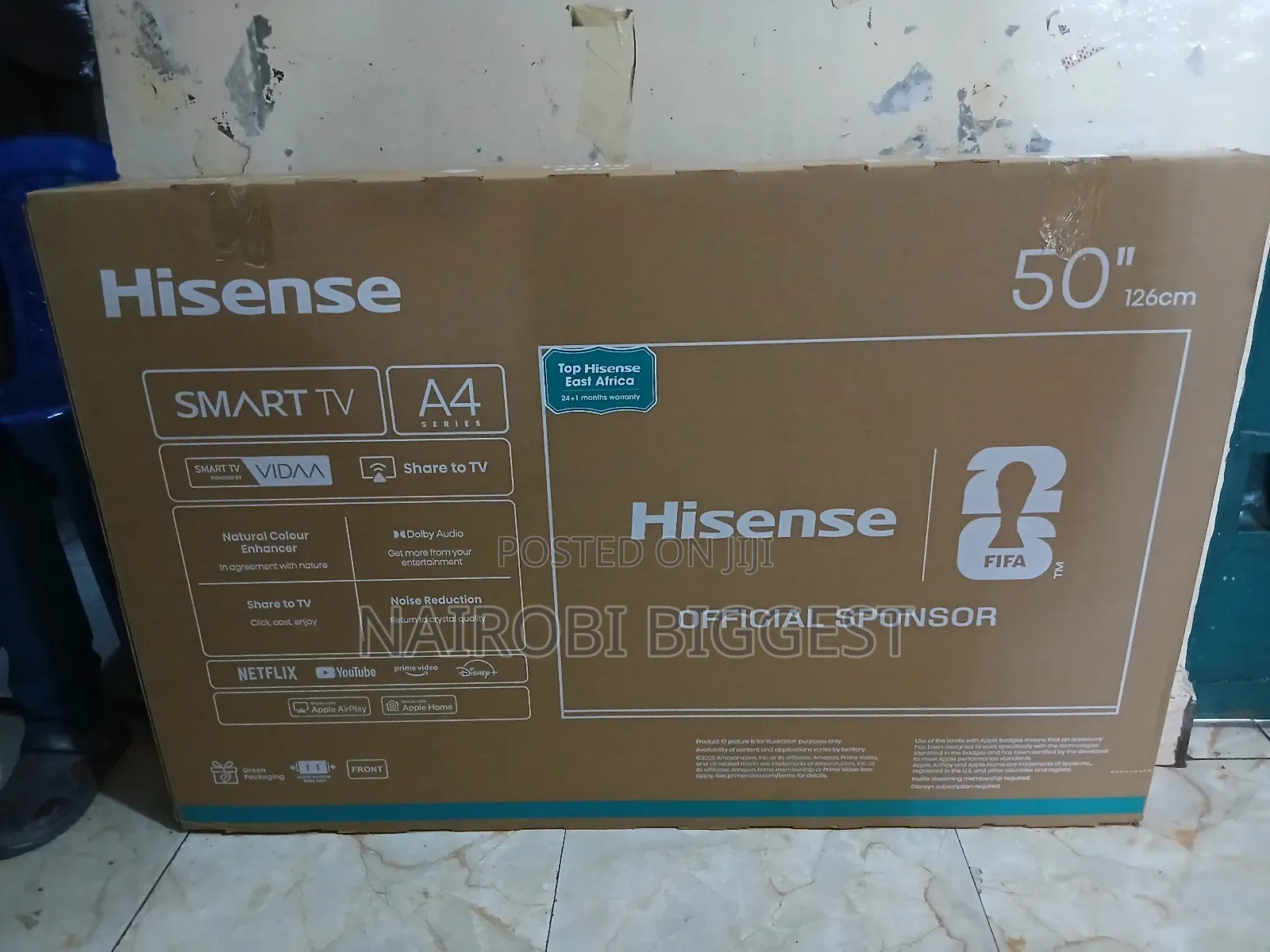 Hisense 50" Smart Vidaaa Television