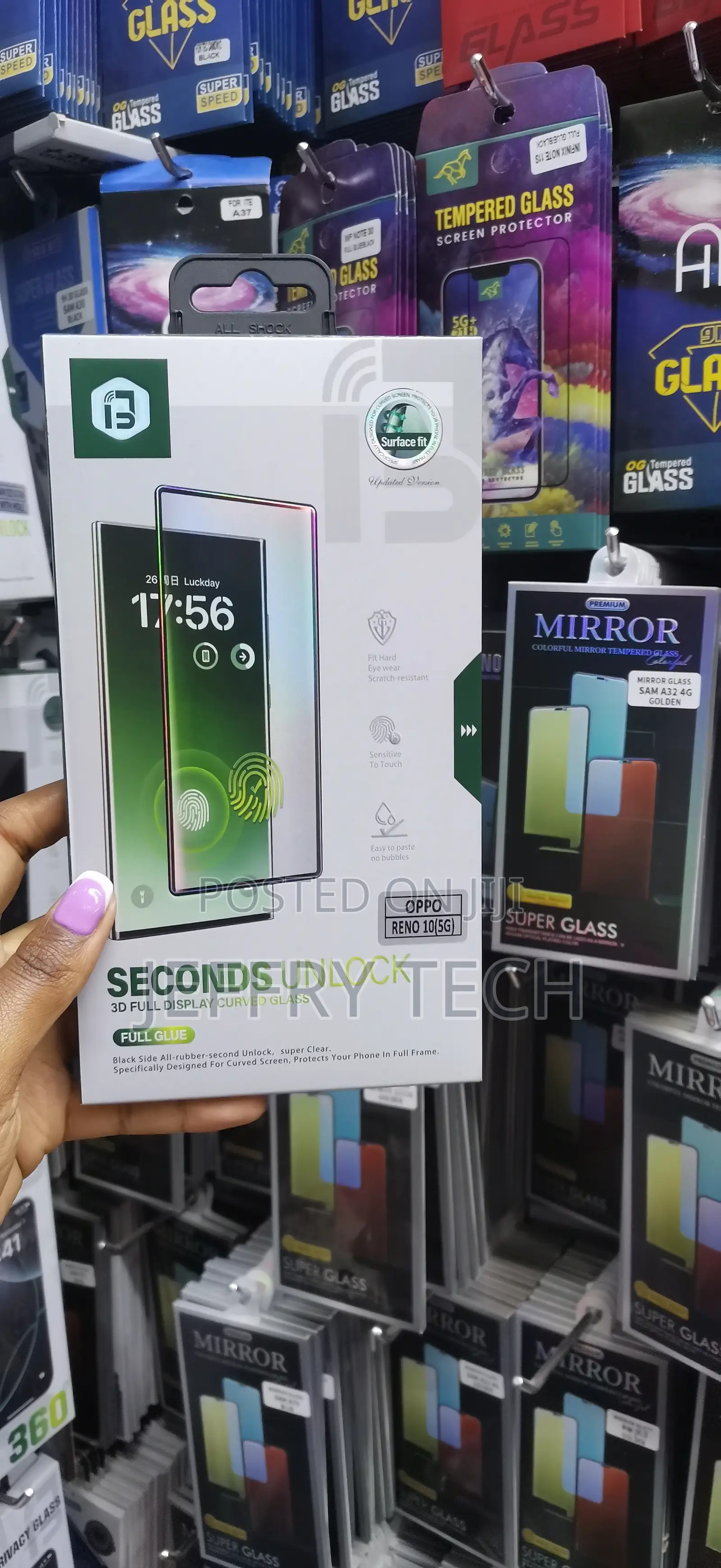 Difum Tempered Glass for Oppo Reno 10 5g Screen Protector