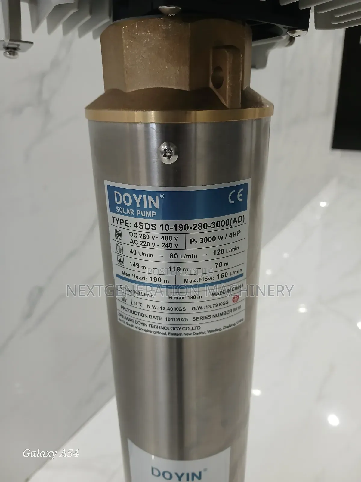 Doyin Ac/Dc Submersible Water Pump