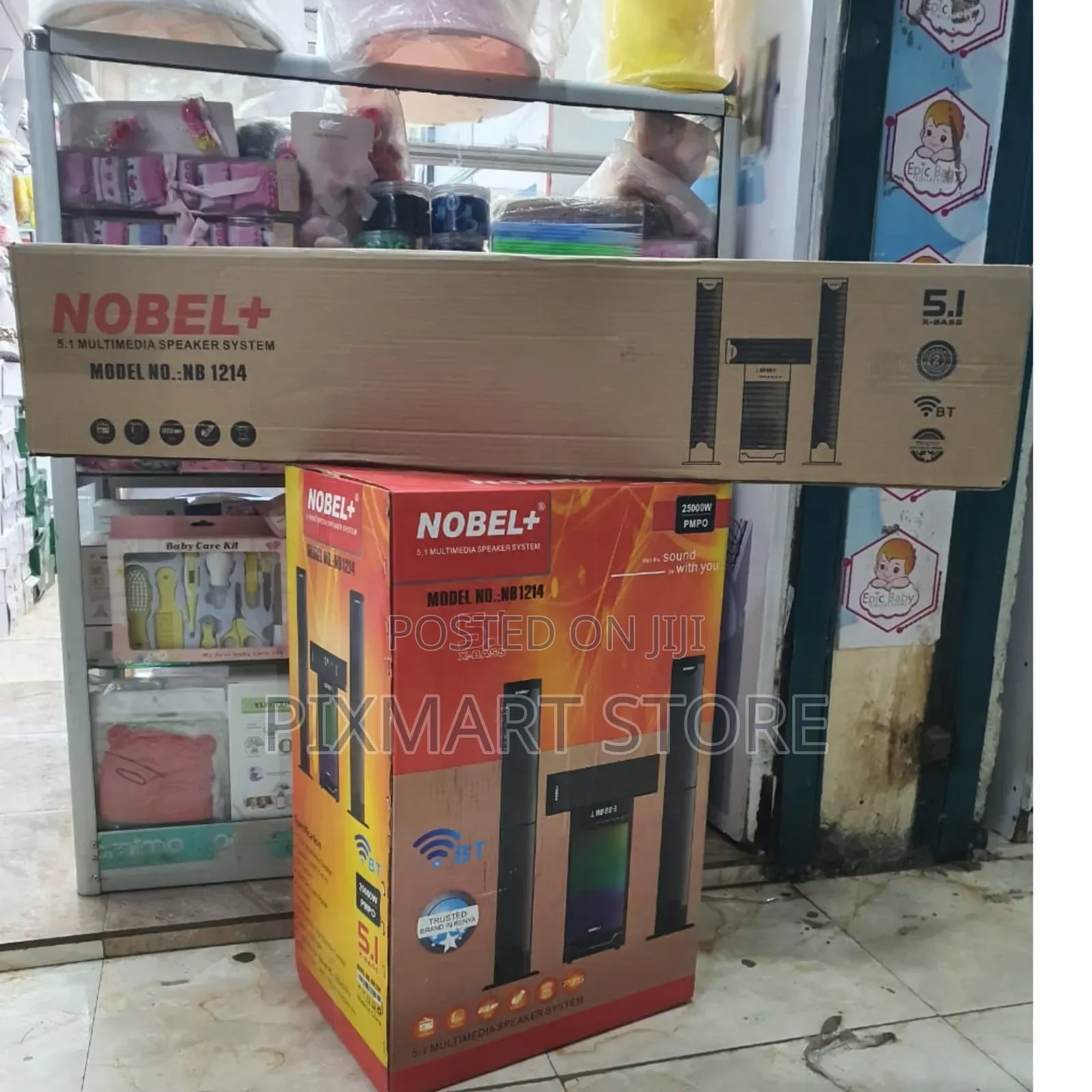 Nobel Nb-1214 5.1 Channel Bluetooth Sound System W/ Usb Fm