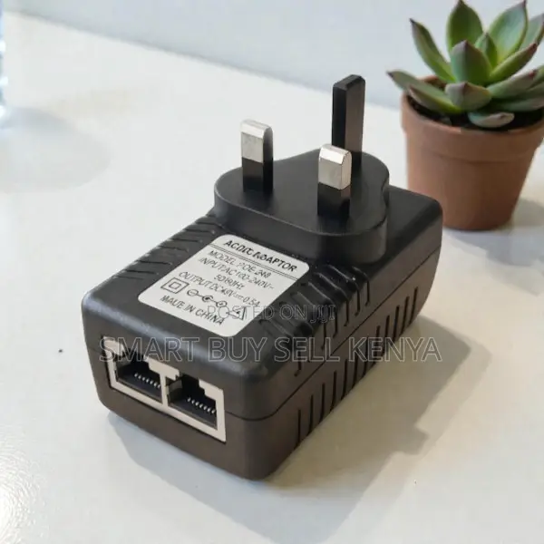 Compact Design 24v, 48v Poe Injector Power Over Ethernet Adapter