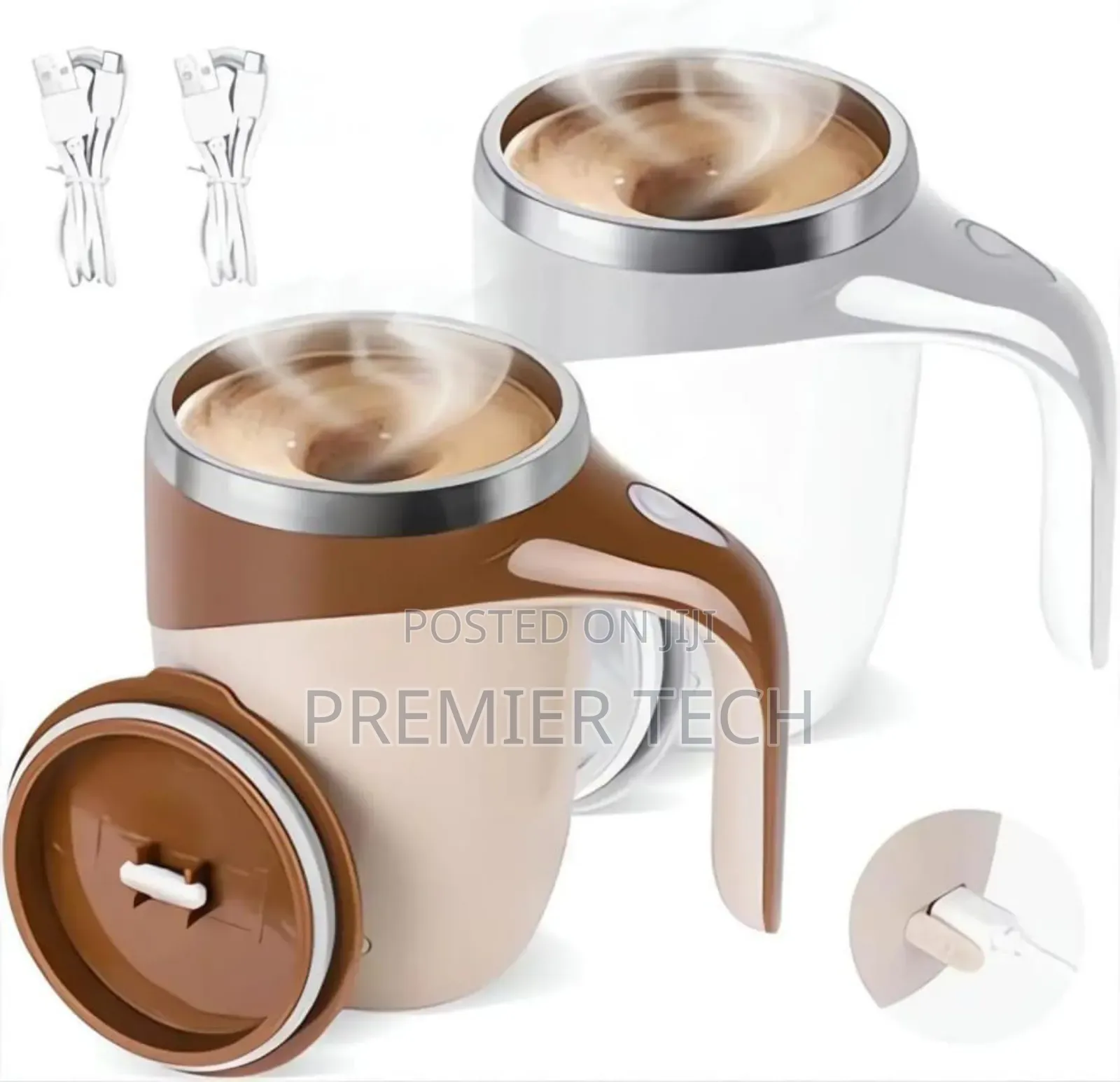 *Aaa Battery Powered 380ml Stainless Steel Magnetic Stirring Cup