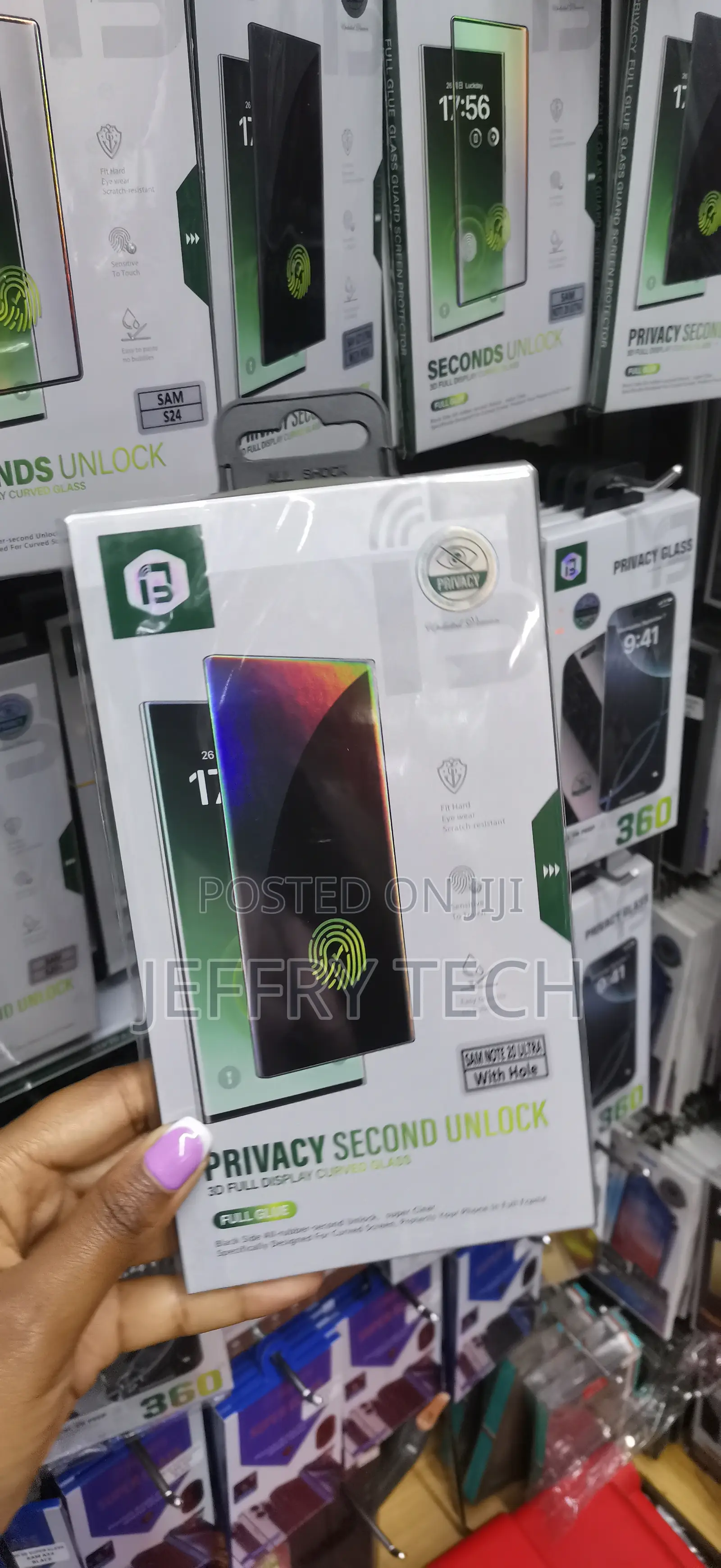 Roles Anti-Spy Glass Screen Protector for Samsung Galaxy Note 20 Ultra