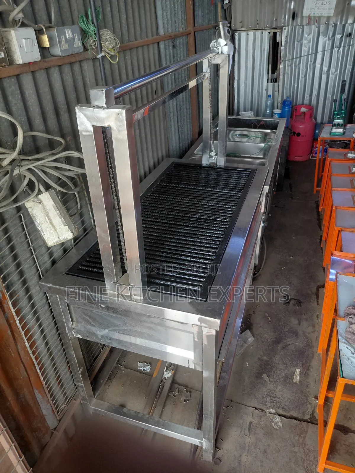 Advanced Stainless Steel Grill.