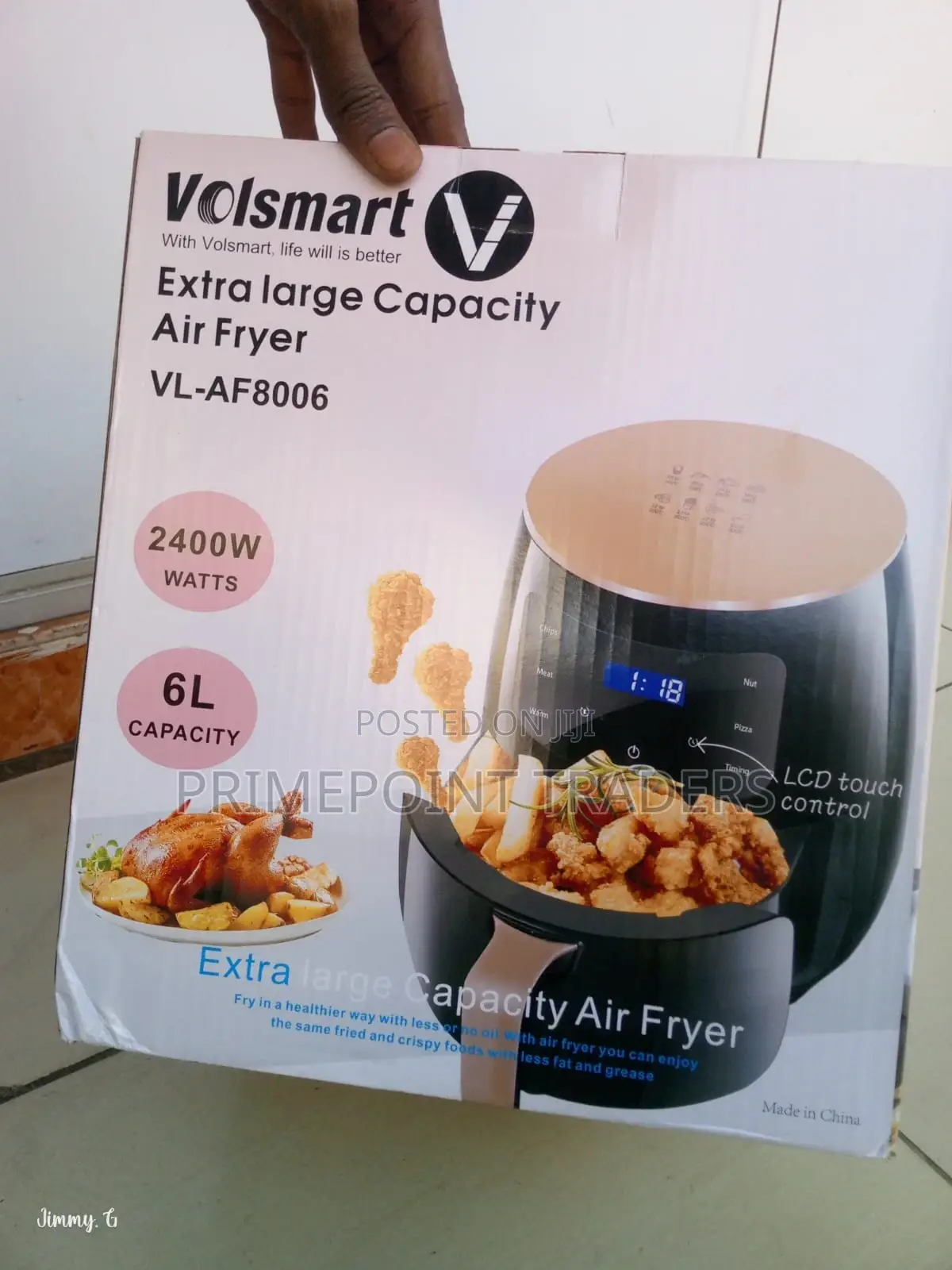 Volsmart Vl-Af8006 Family Air Fryer – Crispy Healthy Meals