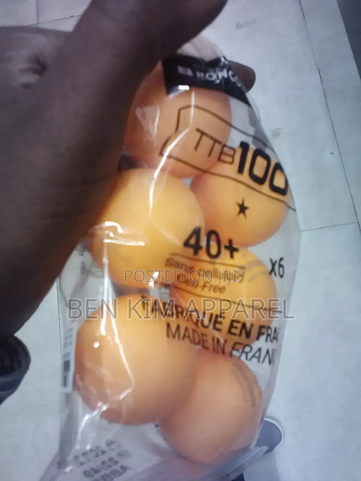 1 Star 6 Pack Table Tennis, Ping Pong Balls 40+ Orange or White