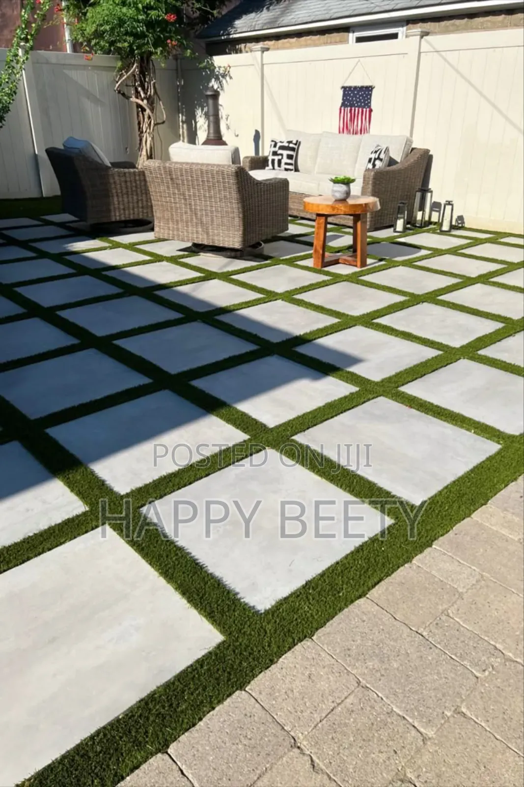 Turf Grass Carpet for Patio Area