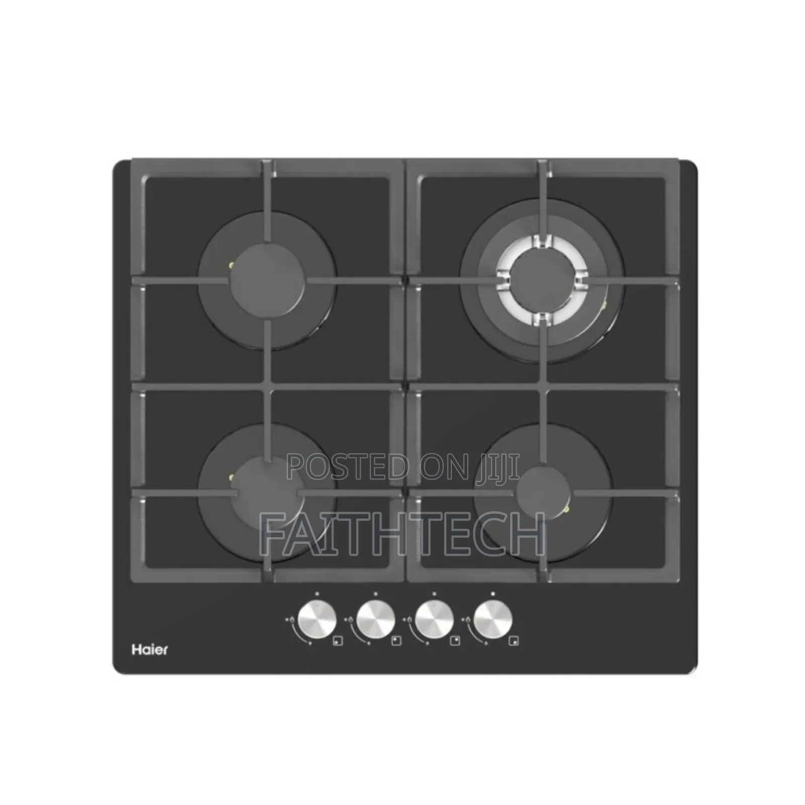 Haier 4-Burner Built-in Cooker Hob-S460fbt – Premium Black Tempered
