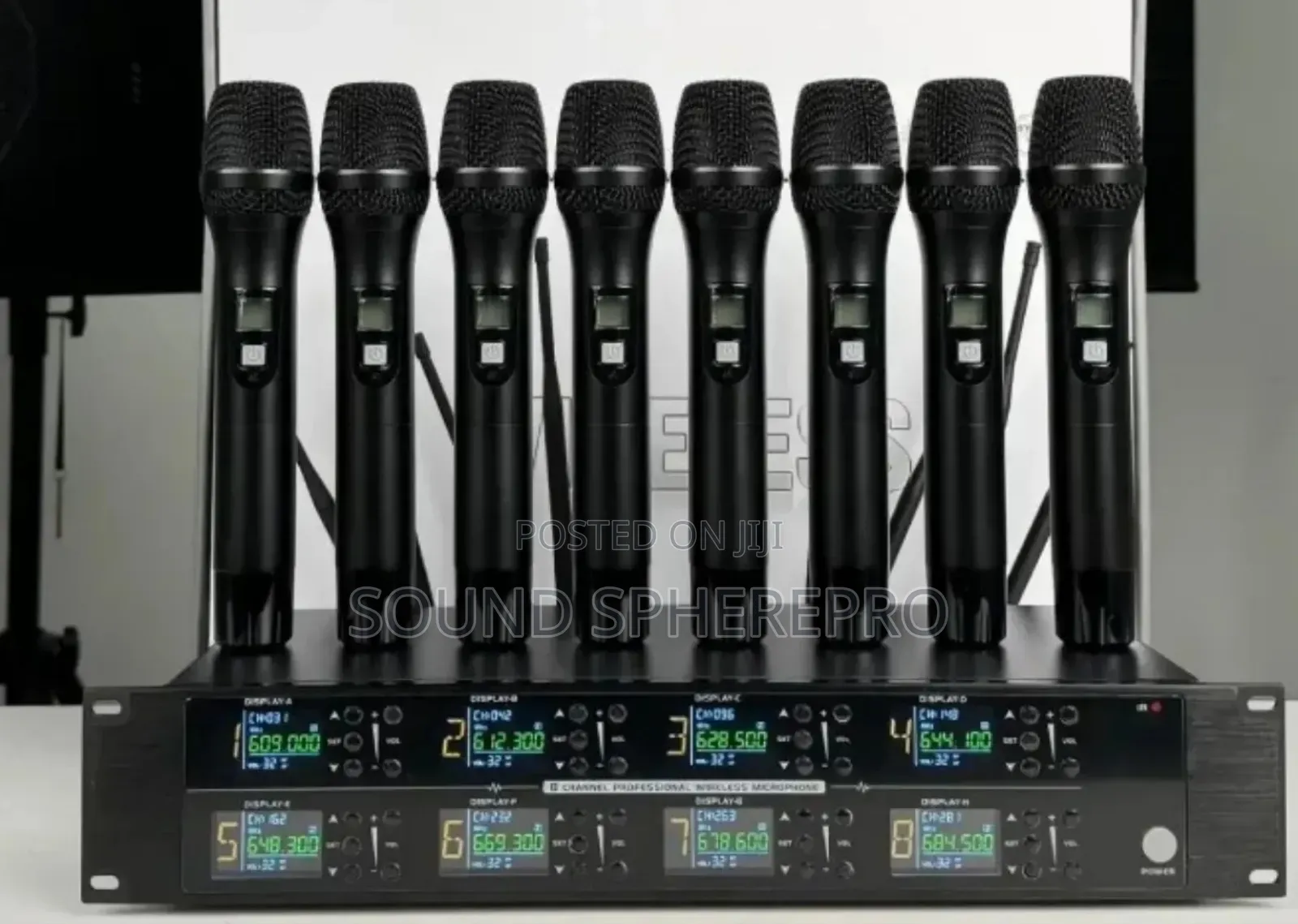 JBL Vm9980 8in1 Wireless Microphone