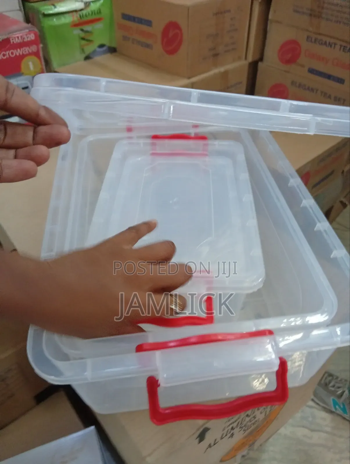 4pcs Plastic Container Set - Os
