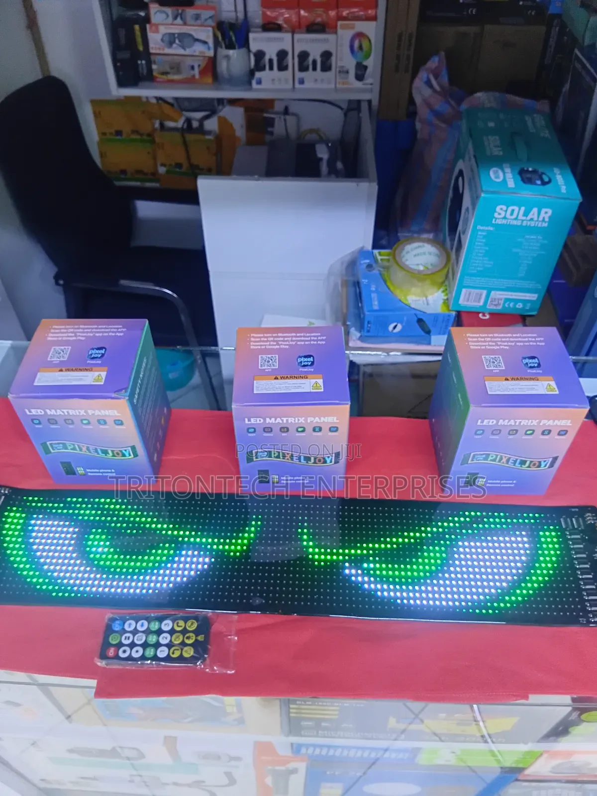 Car Led Matrix Panel Remote Control + Mobile Phone App Control