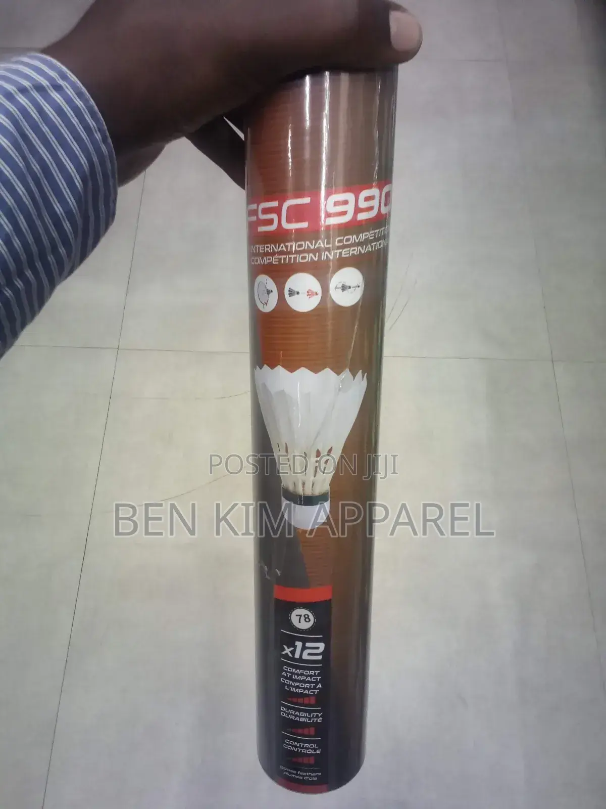 Advanced Competition Series 12 Pack Goose Feathers Badminton Shuttles