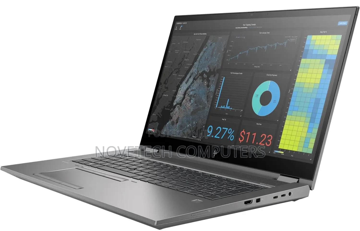 New Laptop HP ZBook Fury 17 G7 32GB Intel Core i7 SSD 512GB