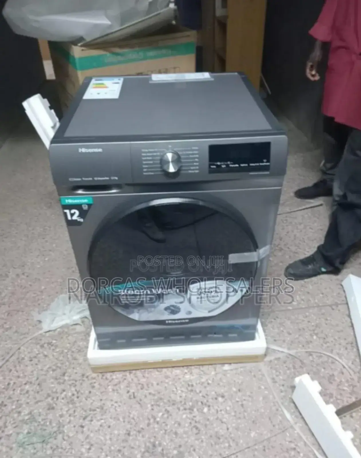 Restocked. Hisense 12kgs Frong Load Washing Machine. Stocked