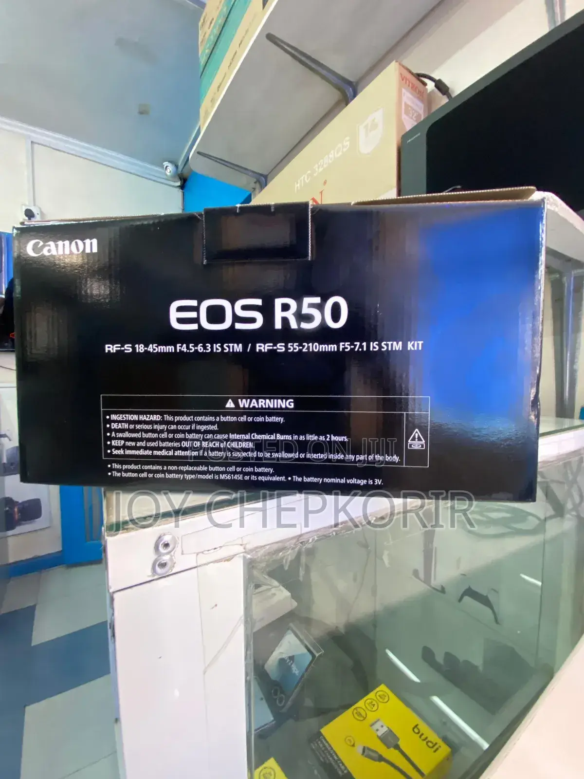 Canon Eos R50 Dual Lens Kit (Rf-S 18-45mm + Rf-S 55-210mm).