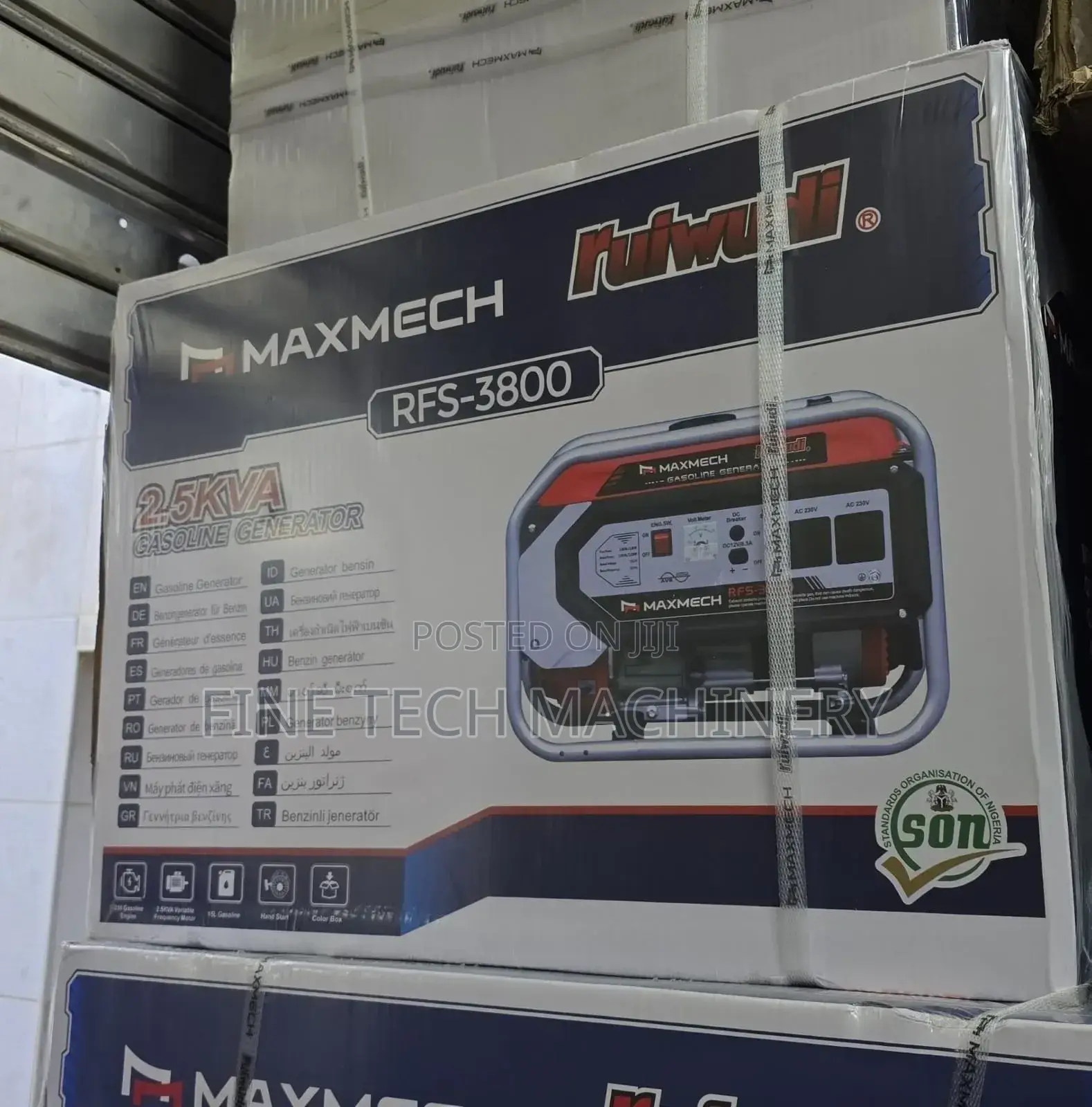 Maxmech 2.5kva Gasoline Generator