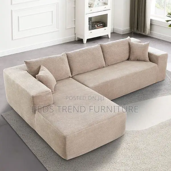 Lovely Creamy 6 Seater L Seat