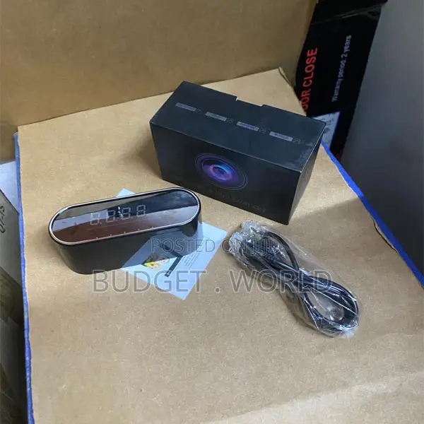 Table Clock Spy Camera With Hd 1080p Recording