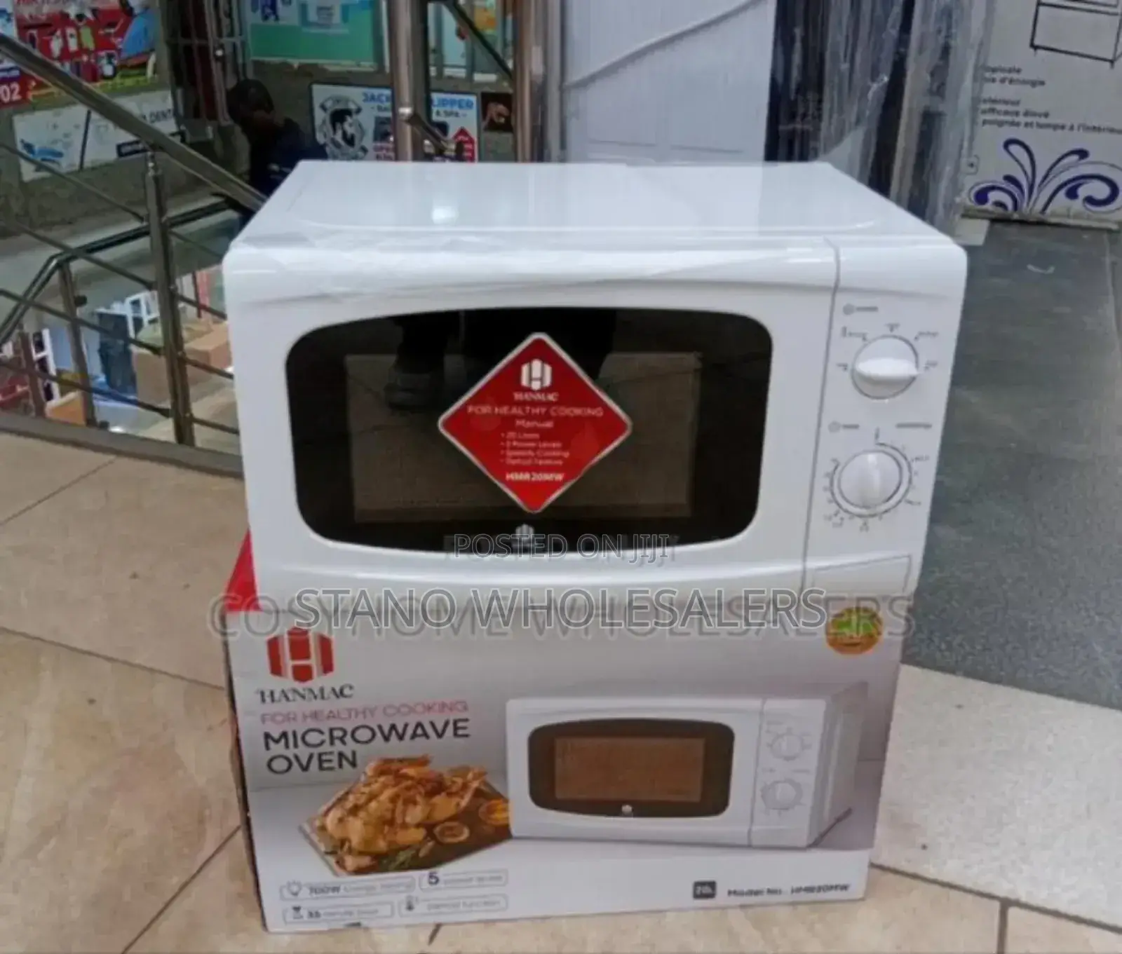 With 2 Knob Setting Hanmac 20l Manual Microwave