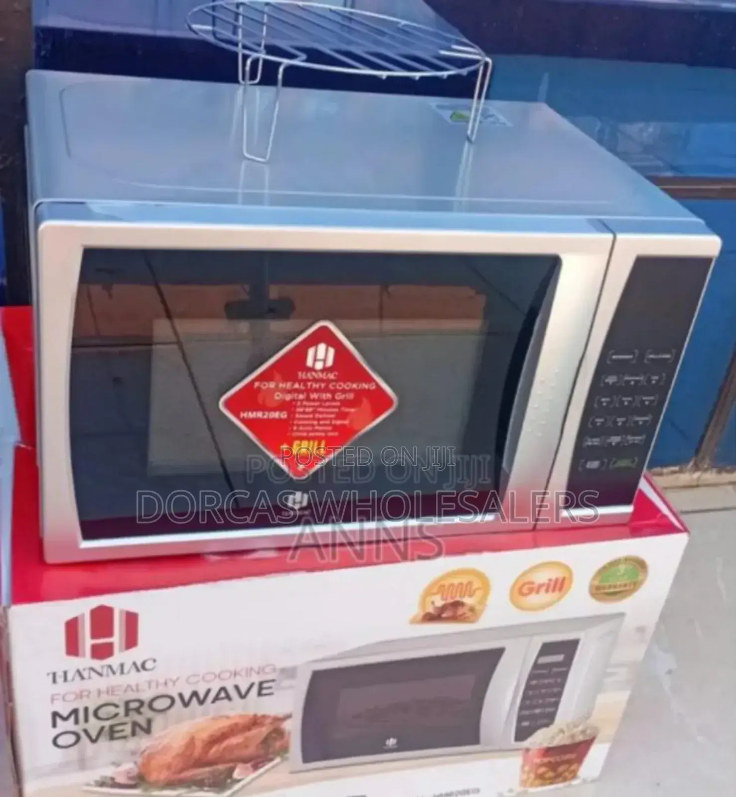 With Grilled Oven Hanmac 20l Digital Microwave