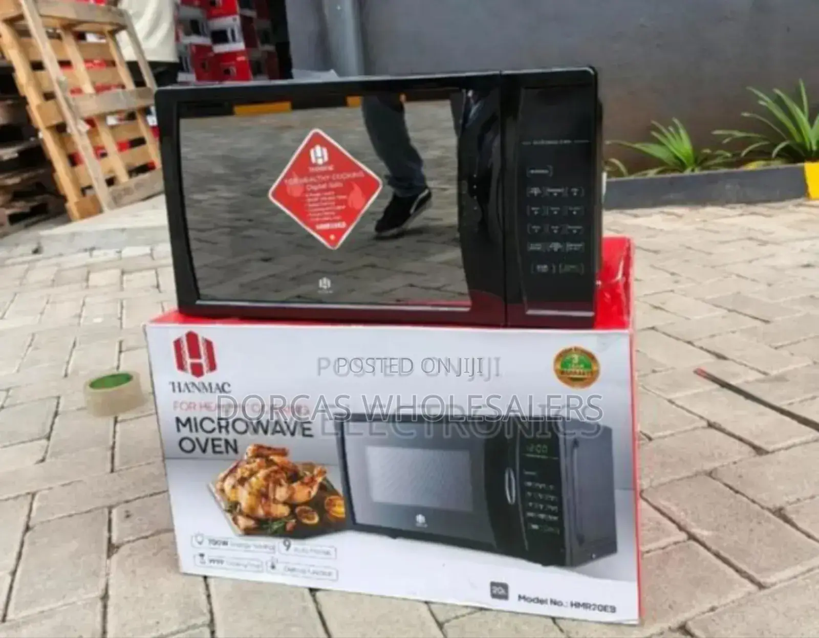 Colour Black Hanmac 20l Digital Microwave