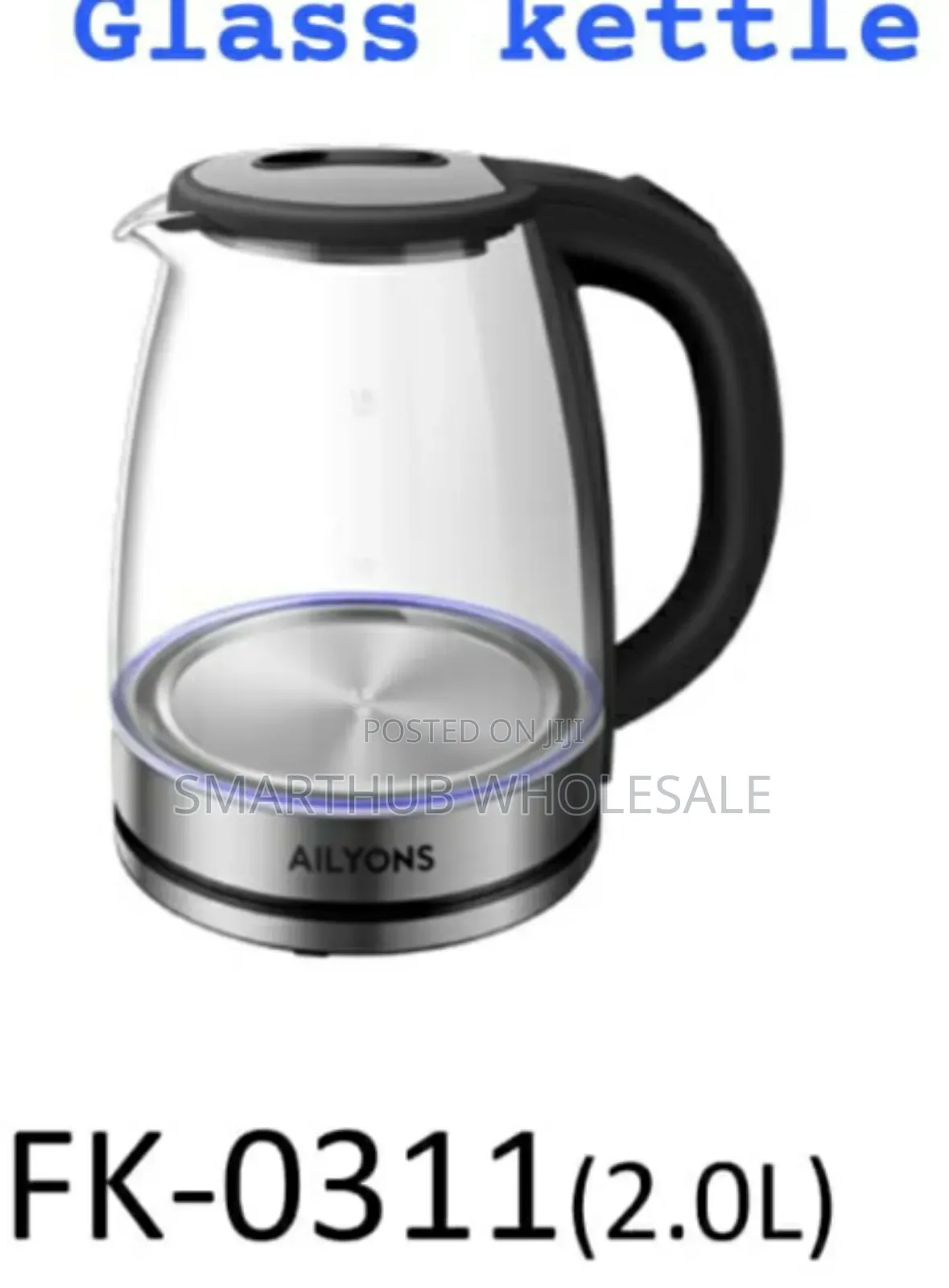 Ailyons Transparent Glass Kettle