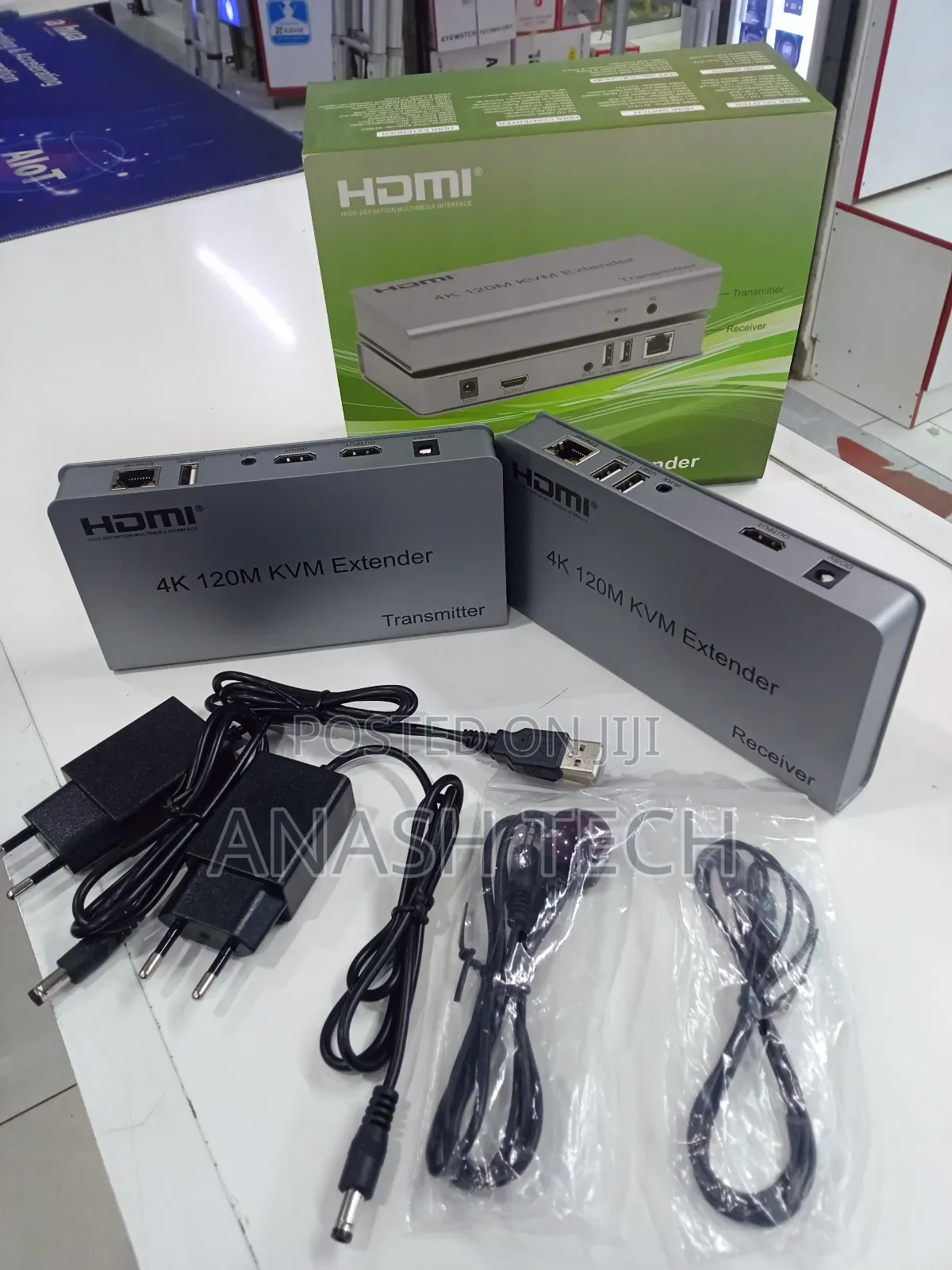120m Hdmi/Usb KVM Extenders Over Lan Cable Cat6/5e