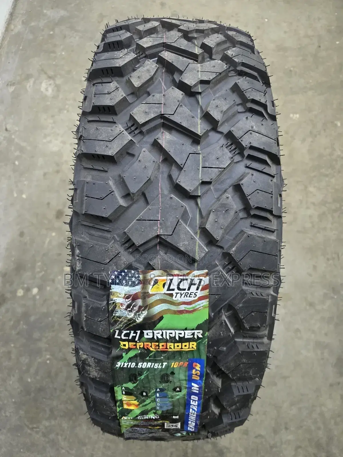 31x10.50r15 LCH Tyres (Mud Terrein).