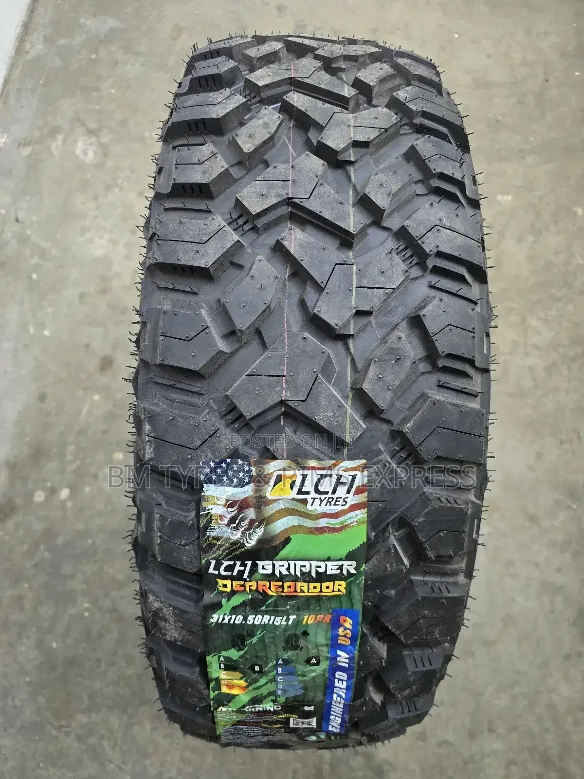 31x10.50r15 LCH Tyres (Mud Terrein).