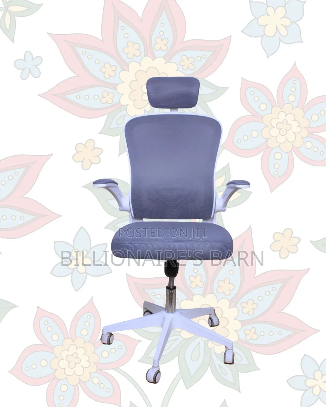 Flip-Up Arms Ergonomic Chair for Tight Spaces | Executive Finish