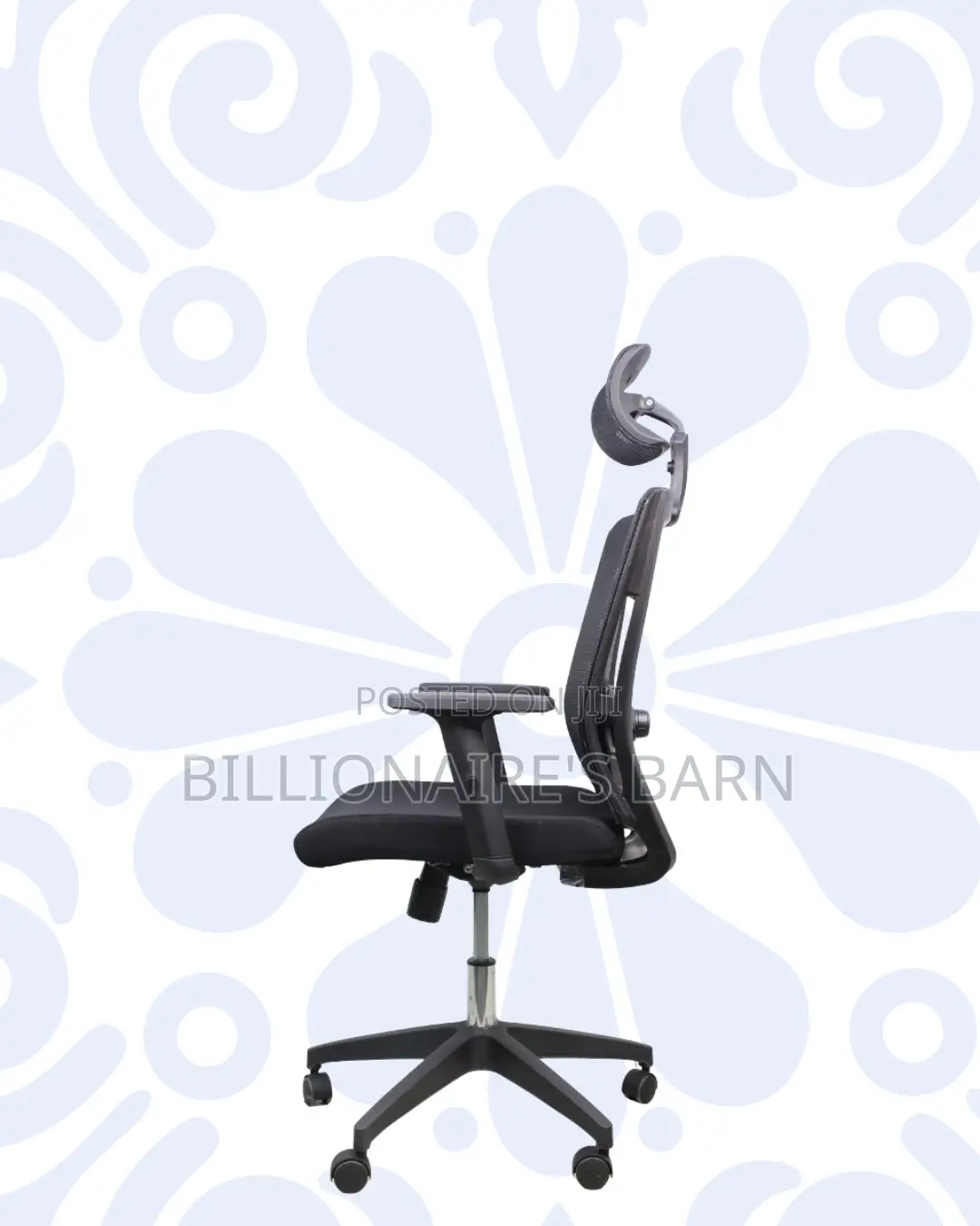Ergonomic Mesh Task Chair • Space-Saving Fit, Durable Nylon Base