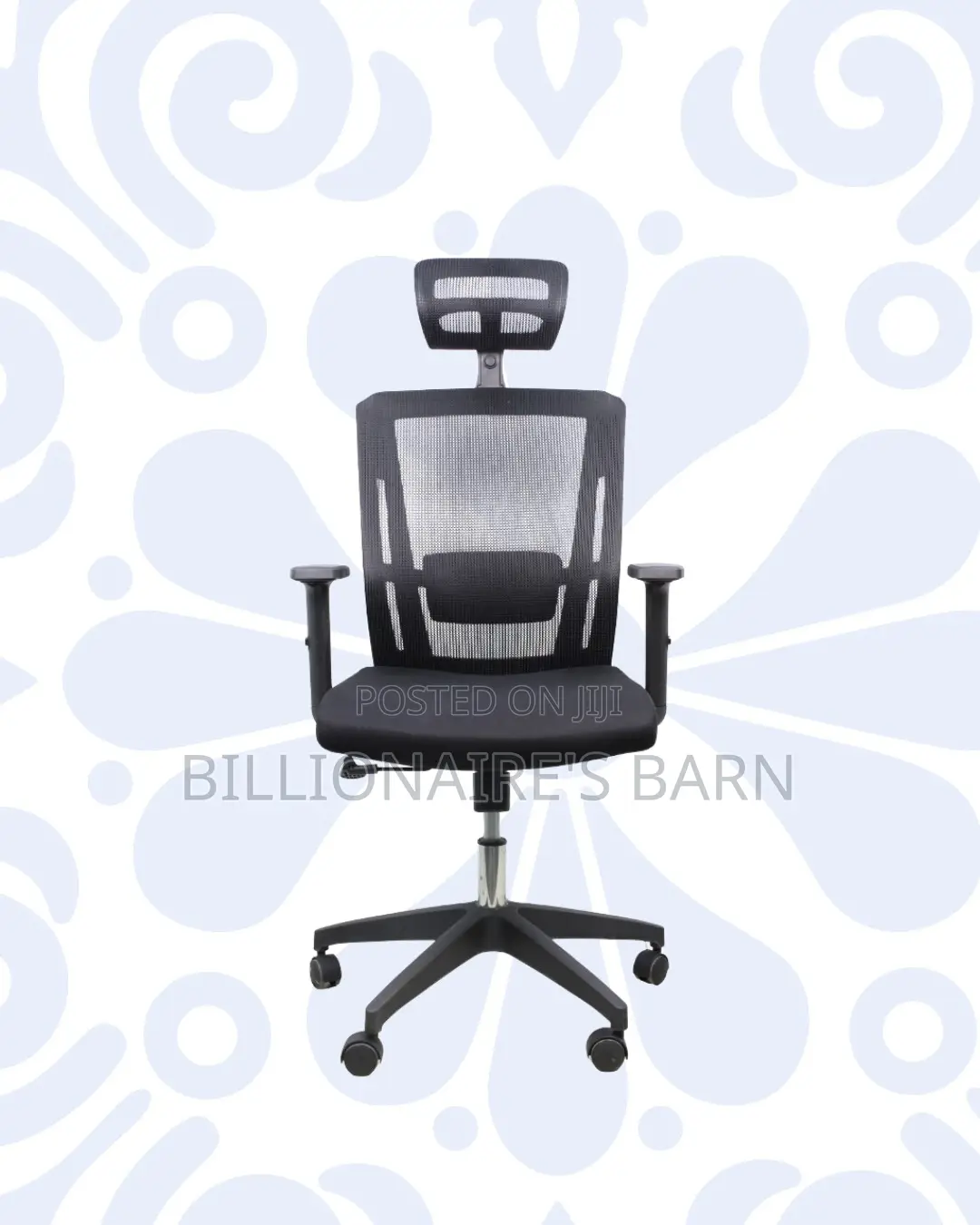 Ergonomic Mesh Task Chair • Space-Saving Fit, Durable Nylon Base