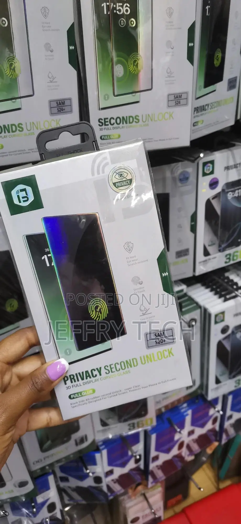 Cviva Privacy Tpu Screen Protector Film for Samsung Galaxy S20 Plus