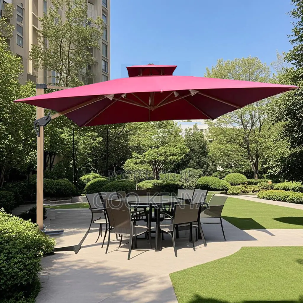 Home Sun Shade; Retractable Solar Sunshade Umbrella For Backyard