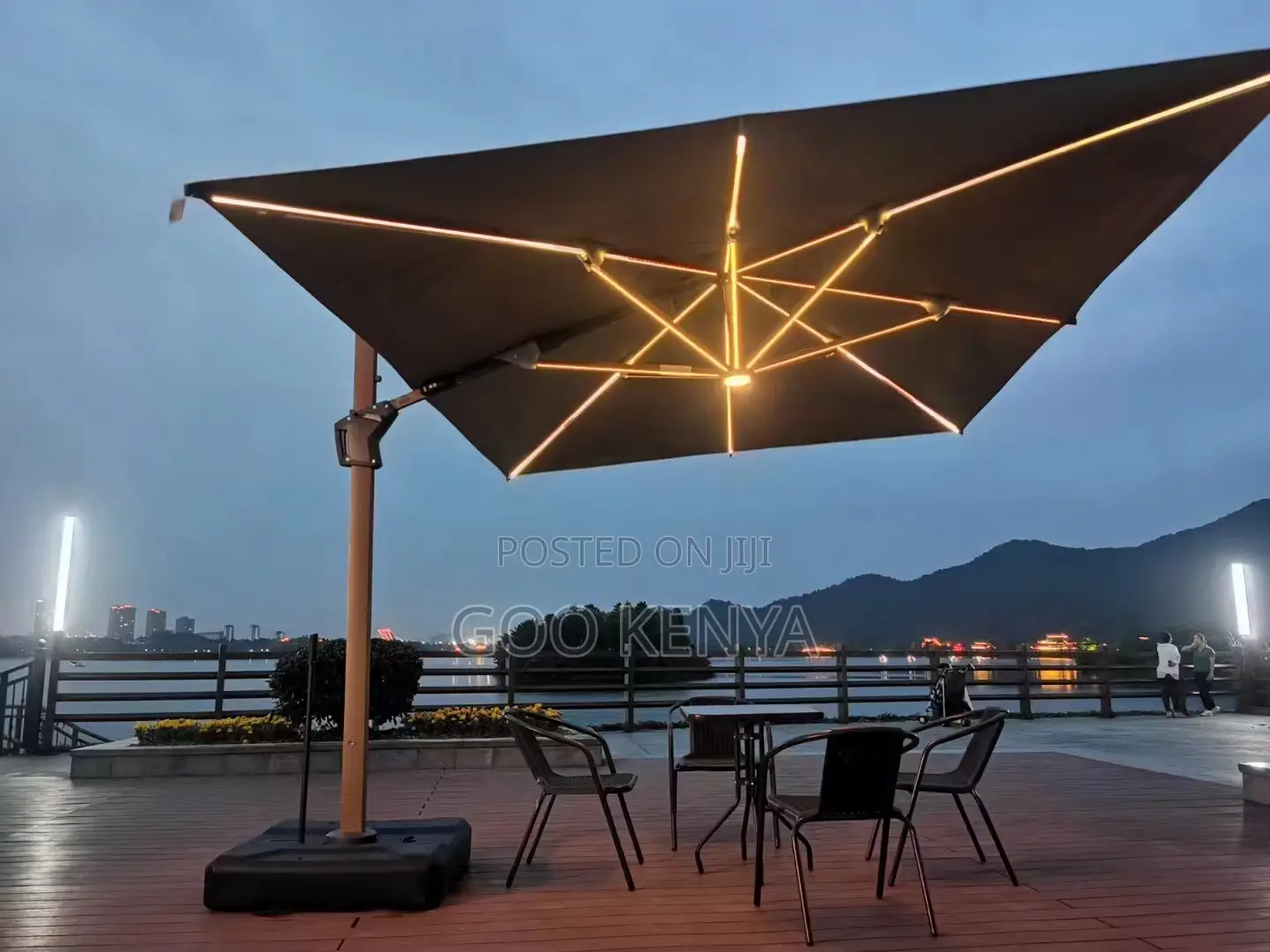 Home Sun Shade; Retractable Solar Sunshade Umbrella For Backyard