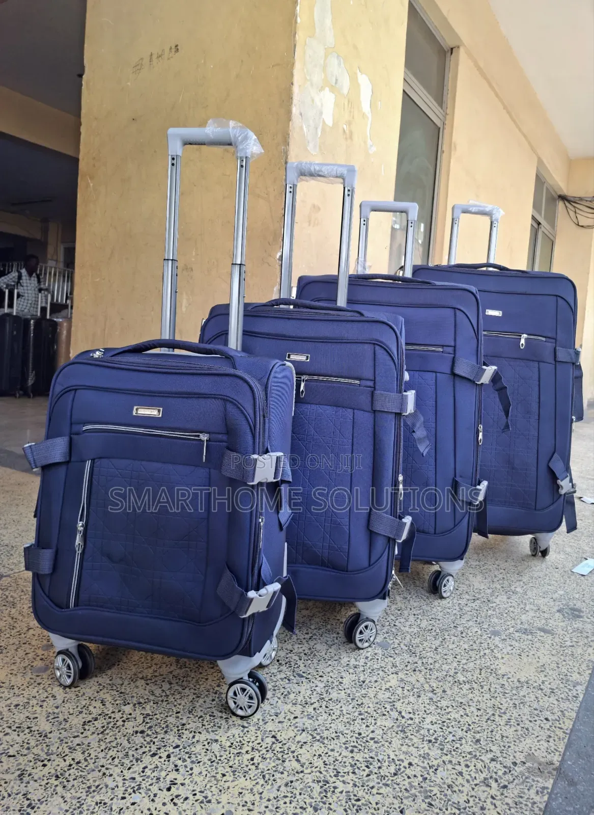 Managerial 4 In 1 Fabric Laxurious Suitcase Briefcase Travel Bag