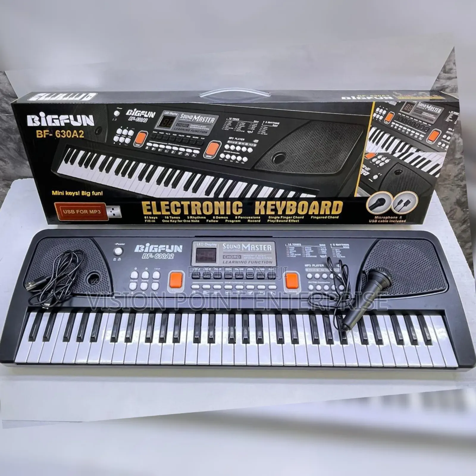 61 Keys Electric Piano With Microphone